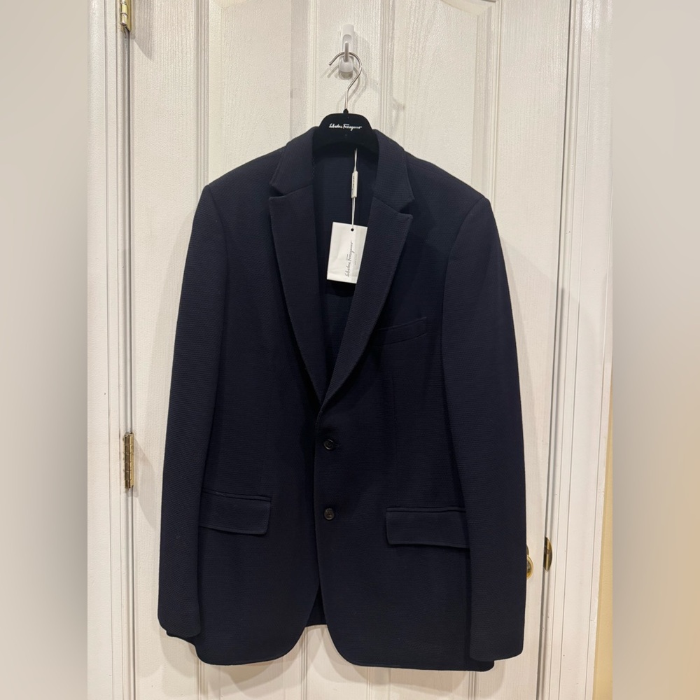 Black Salvatore Ferragamo Men's Blazer